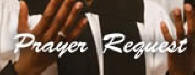 A small sidebar graphic from the 2010 homepage advertising a prayer-request form.